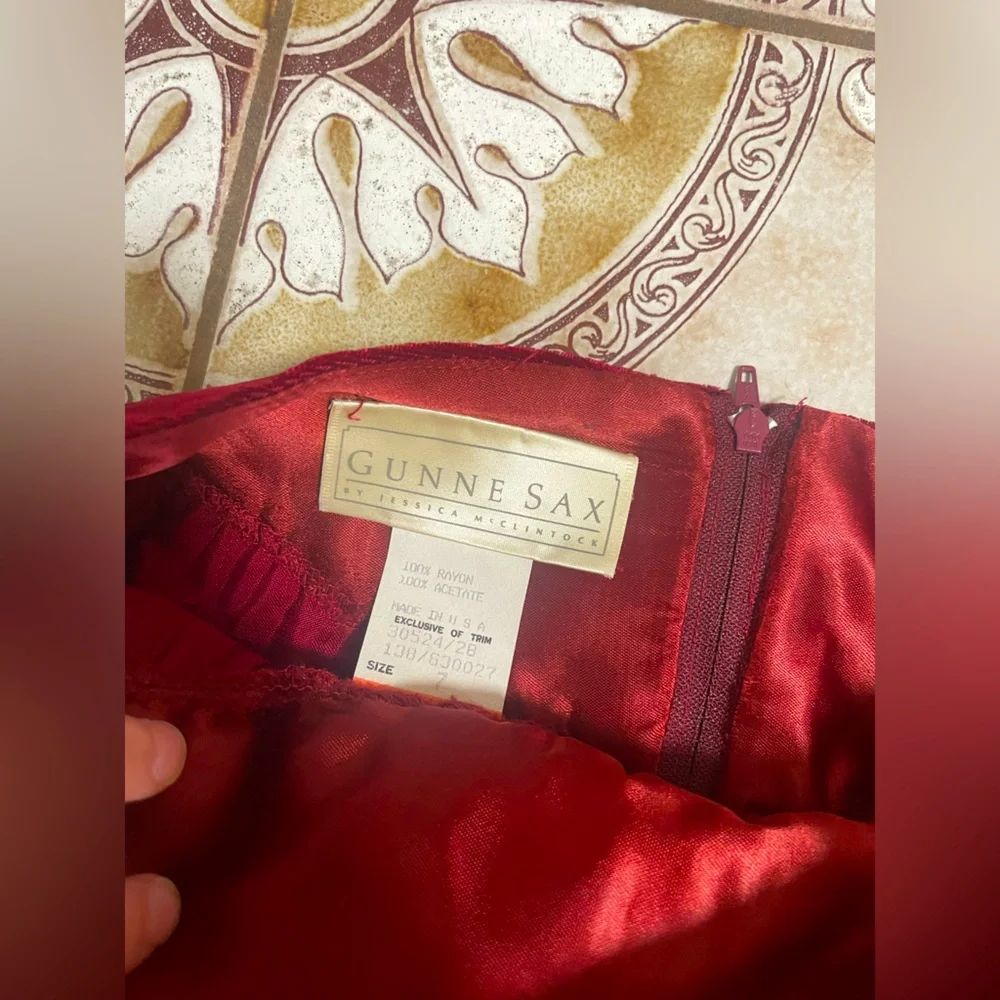 Gunne Sax Velvet Maxi Skirt - Picture 3 of 7